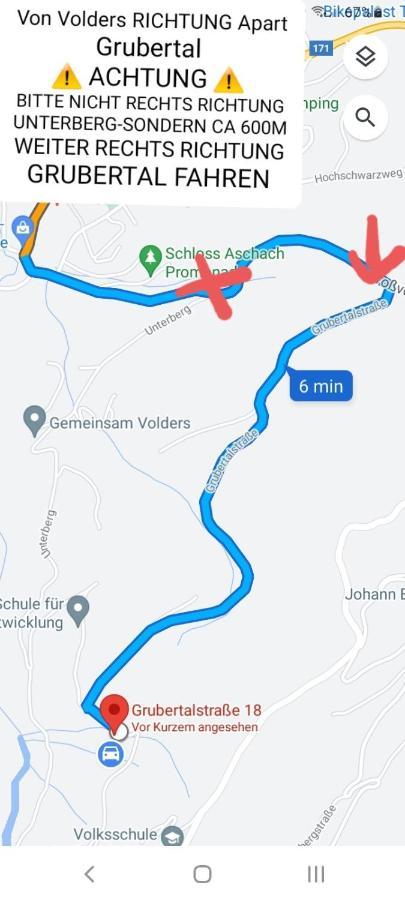 Apart Grubertal Volders Zewnętrze zdjęcie